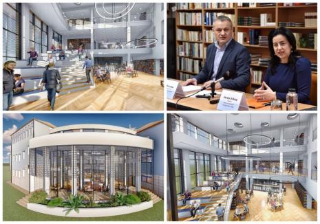 4 milioane de euro pentru bibliotecile din Bihor. Cea din Oradea va deveni una modernă, unde cititorii vor putea împrumuta sau returna cărți singuri (FOTO/VIDEO)
