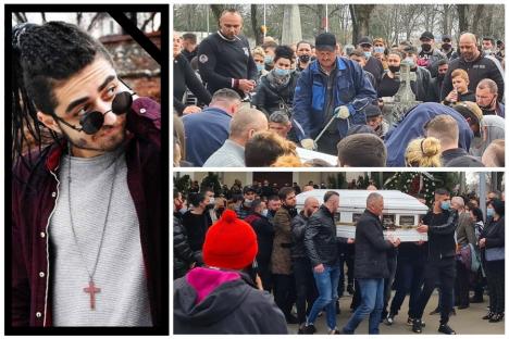 Darius Markovics, nepotul lui Romi Neguș, a fost condus pe ultimul drum. Prietenii au fumat narghilea deasupra sicriului (FOTO / VIDEO)