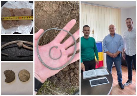 Noi descoperiri arheologice importante în Bihor. Între acestea, bijuterii din argint vechi de 2.000 de ani! (FOTO)