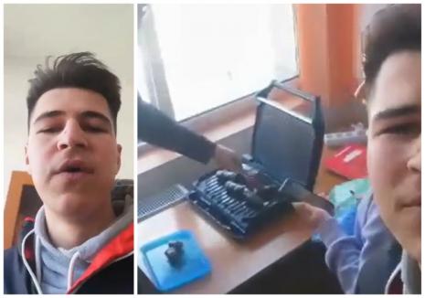 Ce se mai întâmplă într-un colegiu din Oradea: Elevii prăjesc mici în sala de clasă! (VIDEO)