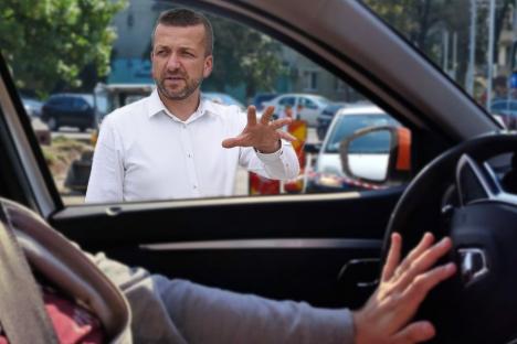 Primar incognito: Cum l-a „agățat” un clujean rătăcit în trafic pe primarul Florin Birta
