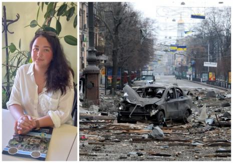O profesoară din Ucraina, în vizită la Universitatea din Oradea: „În ciuda războiului, școala trebuie să continue”
