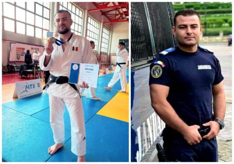 Jandarm din Bihor, pe podium la Cupa României la Judo