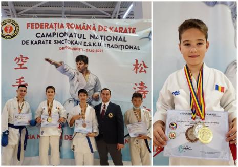Cinci medalii pentru sportivii clubului Shotokan Karate Salonta la Naţionalele de la Târgovişte
