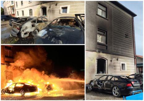 Incendiul violent din Ştei a fost o răzbunare mafiotă. Un bărbat din Sântandrei și unul din Oradea, arestați preventiv