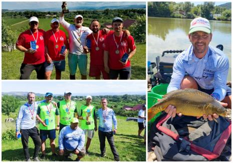 Pescari din Bihor, pe podium la campionatul național. În premieră, două echipe din Bihor au cucerit două din cele trei premii (FOTO)