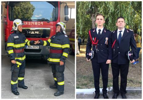 La fel ca tata: Fiul unui pompier bihorean a devenit, la rându-i, salvator. ISU Crișana le spune povestea (FOTO)