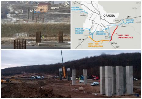 Au fost reluate lucrările la inelul rutier din jurul Oradiei, dar nu și pe porțiunea din Cheriu (FOTO)