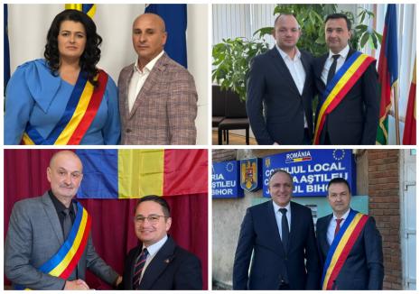 Primarii și consilierii locali aleși în iunie în Bihor au început să-și preia mandatele (FOTO)