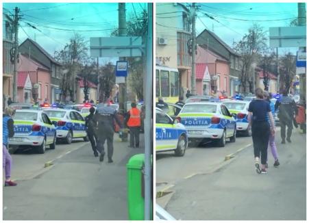 Tâlharul care a ameninţat că-şi taie gâtul în faţa poliţiştilor din Oradea a fost reţinut. A atacat trei femei într-o singură zi