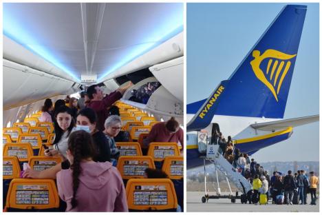 Cursa Ryanair Milano - Oradea, aterizată la Craiova din cauza ceții de pe aeroportul orădean. Peste 300 de persoane afectate