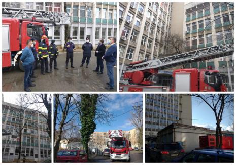 Măsuri anti incendiu la Spitalul Municipal din Oradea. Ce au descoperit pompierii, chemați de noul manager (FOTO)