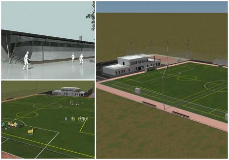 Terenuri noi de fotbal în Sânmartin şi Valea lui Mihai, iar la Ştei o sală de sport. Ce presupun proiectele (FOTO)