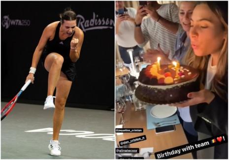Gabriela Ruse și-a sărbătorit ziua de naștere la Oradea. Colegii din echipa de tenis a României i-au cântat „La mulți ani!” (VIDEO)