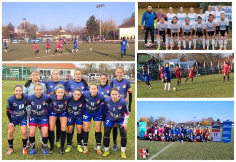 Fotbal feminin: United Bihor a încheiat turul de campionat cu o înfrângere pe teren propriu (FOTO)