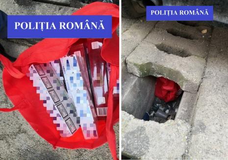 Prinşi în flagrant cu ţigări de contrabandă, doi soţi din Oradea au interdicţie de a se apropia de pieţe. Ce ascunzătoare foloseau (FOTO)