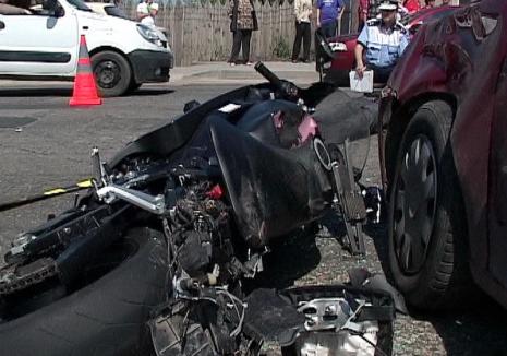 Atenţie la motociclişti! Un biker a murit într-un accident rutier produs în Batăr, un altul a fost rănit în Oradea
