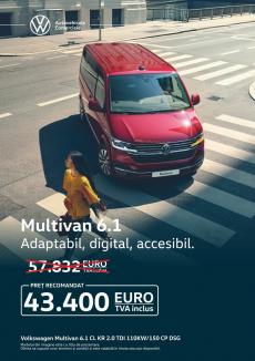 La D&C Oradea ai preţuri speciale la modelele Volkswagen T6.1 Caravelle şi Multivan!