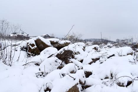 Munte de gunoaie: Un teren din Băile 1 Mai a 'crescut' în înălţime cu câţiva metri, din cauza deşeurilor depozitate clandestin (FOTO)