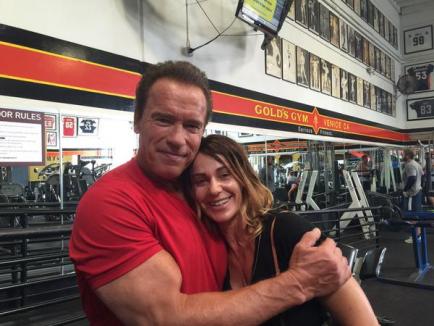 Nadia Comăneci, antrenorul personal al lui Arnold Schwarzenegger: 'Este fantastic să ai ca antrenor un campion olimpic' (VIDEO)
