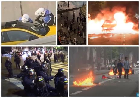 Haos în Franța, după uciderea adolescentului de 17 ani de către un polițist: peste 2.000 de persoane arestate, peste 2.000 de mașini incendiate și 700 de magazine vandalizate (FOTO/VIDEO)