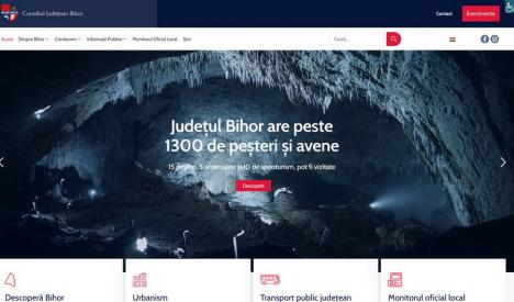 Noul site al CJ Bihor: în premieră e disponibil și în limba maghiară, cu informații bogate și facilități pentru persoane cu deficiențe vizuale
