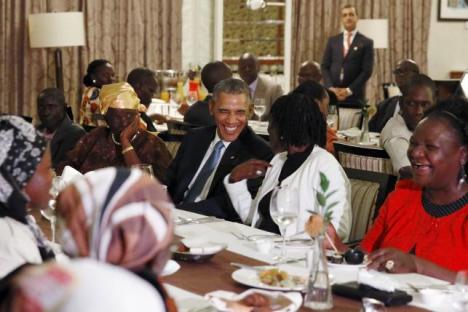 Barack Obama, 'fiul Kenyei', în vizită acasă (FOTO)