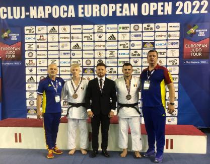Judoka orădeni Ioan Dzitac și Daniel Matei au cucerit medaliile de bronz la Judo European Open
