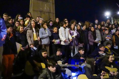 Ora Pământului, sărbătorită cu voci de elevi la Oradea (FOTO/VIDEO)