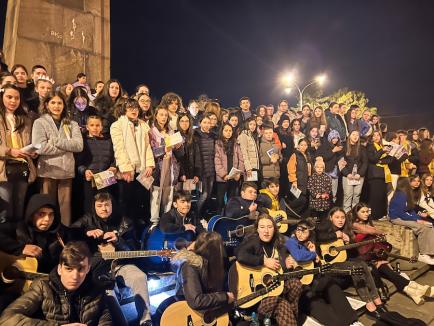 Ora Pământului, sărbătorită cu voci de elevi la Oradea (FOTO/VIDEO)
