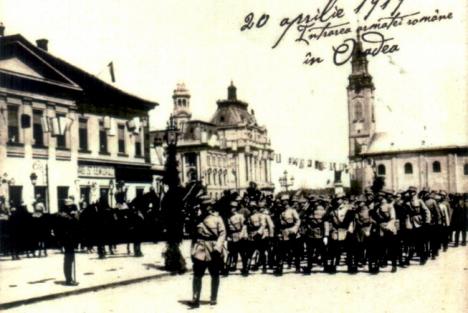 Intrarea trupelor române în Oradea, sărbătorită mai devreme, din cauza sărbătorilor de Paşte