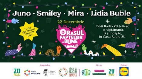 Visit Oradea: Comunicat de presă privind desfășurarea concertelor din cadrul Orașului Faptelor Bune