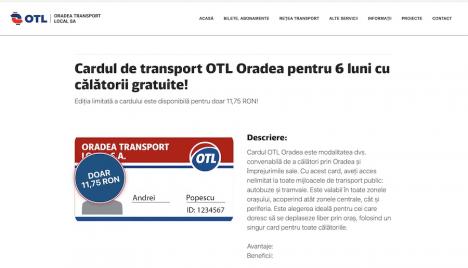 Atenție, orădeni! Tentativă de fraudă online cu abonamente OTL