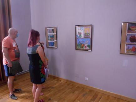 Muzeul Țării Crișurilor a expus și a premiat lucrările înscrise în concursul de creativitate pentru copii „Oul de Paște” (FOTO)