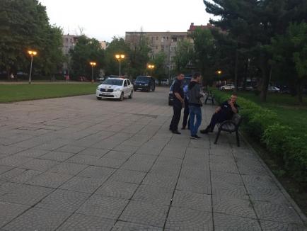 Pachet suspect, detonat în Parcul 1 Decembrie din Oradea! (FOTO)