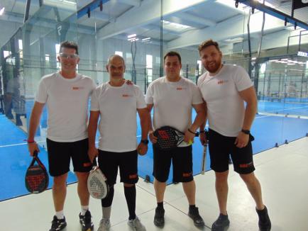 Mai mult decât un turneu: angajații NBI Industrial Oradea au construit spiritul de echipă pe terenul de padel (FOTO)
