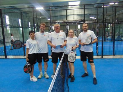 Mai mult decât un turneu: angajații NBI Industrial Oradea au construit spiritul de echipă pe terenul de padel (FOTO)
