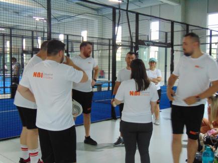 Mai mult decât un turneu: angajații NBI Industrial Oradea au construit spiritul de echipă pe terenul de padel (FOTO)