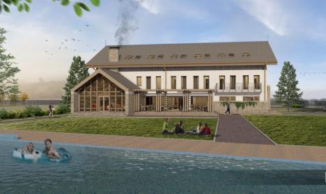 Cum ar putea să arate noul complex sportiv, cu bazin de înot şi teren de fotbal, de la Pădurea Neagră (FOTO)