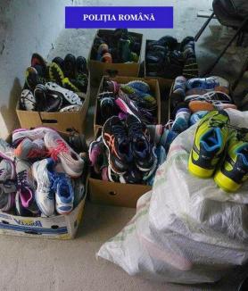 Descinderi ale polițiștilor în piețe: Pantofi în valoare de 41.000 de lei au fost confiscați (FOTO)