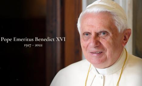 A murit fostul papă Benedict al XVI-lea, la vârsta de 95 de ani