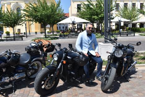 Parada gentlemenilor din Oradea: Motocicliști eleganți au atras atenția asupra problemelor medicale ale bărbaților (FOTO/VIDEO)