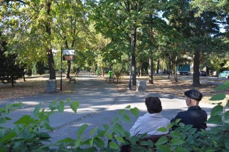 Oradea ieri, Oradea azi: Parcul Petöfi avea cândva pavilion pentru spectacole în aer liber, chioşcuri de alimentaţie şi o cofetărie