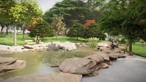 Parcul Petőfi din Oradea va fi refăcut anul viitor cu grădină japoneză, cafenea și toalete moderne
