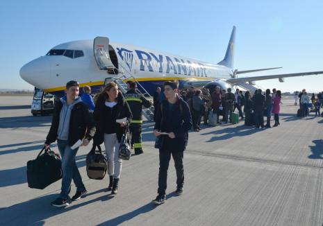 Au fost călători! Aeroportul Oradea a fost tranzitat de 220.000 de pasageri în 2018