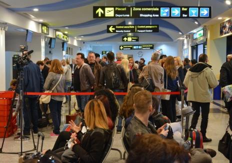 Record! Peste 1.000 de pasageri, într-o singură zi pe Aeroportul Oradea