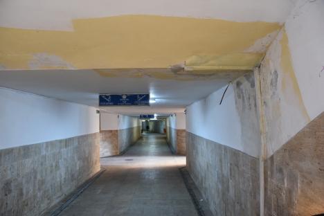 Pasaj, pericol public: Atenție când treceți prin pasajul subteran de lângă Gara Oradea! (FOTO)