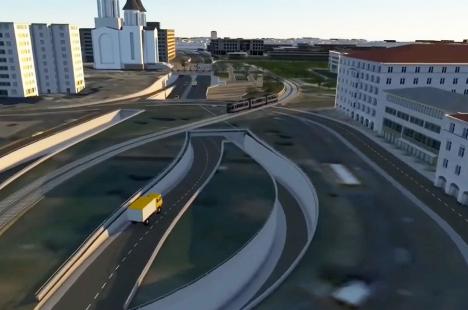 Tunelurile groazei! De luna aceasta, traficul rutier prin Piața Gojdu din Oradea va fi oprit 2 ani, pentru construirea a 5 tuneluri (FOTO/VIDEO)