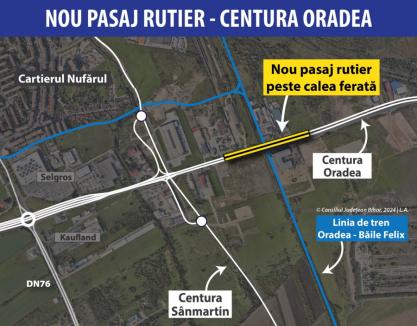 Consiliul Județean Bihor a stabilit cine și pentru câți bani va construi pasajul rutier suprateran de la ieșirea din Oșorhei 