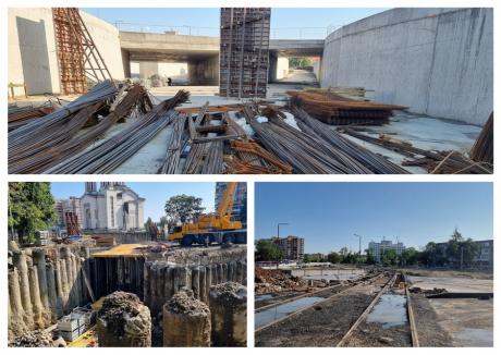 Primăria Oradea: 70% dintre lucrările la pasajele subterane din Centrul Civic au fost realizate. Vezi cum arată! (FOTO)